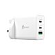 j5create JUP3365F-FN 65W GaN USB-C® 3-Port Charger - UK