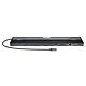j5create JCD542-N USB-C® Dual HDMI™ Docking Station, includes 2x HDMI ports and 4x USB ports, Grey & Black