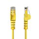 StarTech.com 25cm Yellow Slim CAT6 Ethernet Cable, Snagless, 100W PoE, UTP, LSZH, 28AWG Pure Bare Copper Wire, Slim RJ45 Network Patch Cord w/Strain Reliefs, Individually Tested