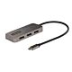 StarTech.com 3-Port USB-C Multi-Monitor Adapter, USB Type-C to 3x DisplayPort 1.4 MST Hub, Triple 4K 60Hz DP Laptop Display Extender / Splitter, HDR, Extra-Long Built-In Cable - Windows Only