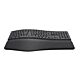 Trust Keyra Ergonomic multidevice wireless keyboard - Black