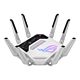 ASUS ROG Rapture GT-BE19000AI wireless router 10 Gigabit Ethernet Tri-band (2.4 GHz / 5 GHz / 6 GHz) White