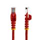 StarTech.com Cat5e Ethernet Patch Cable with Snagless RJ45 Connectors - 0.5 m, Red