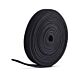 StarTech.com 75ft (22.8m) Hook and Loop Roll, 0.5in Wide, Black, Cut-to-Size Reusable Cable Ties, Fastener Tape, Adjustable Fabric Wraps, Bulk Roll