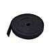 StarTech.com 75ft (22.8m) Hook and Loop Roll, 0.5in Wide, Black, Cut-to-Size Reusable Cable Ties, Fastener Tape, Adjustable Fabric Wraps, Bulk Roll