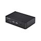 StarTech.com 2-Port DisplayPort KVM Switch, 4K 60Hz, DP 1.2, EDID Management, 2-Port USB 3.0 Hub, 4x USB HID Ports, TAA Compliant