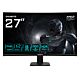 GIGABYTE GS27FCA 27" FHD Curved Gaming Monitor - 1920 x 1080, 200Hz, 1, 250 cd/m², FreeSync Premium, HDR Ready, HDMI 2.0, Displayport 1.4