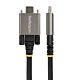 StarTech.com 20" (50cm) Side Screw Locking USB C Cable 10Gbps - USB 3.1/3.2 Gen 2 Type-C Cable - 100W (5A) Power Delivery Charging, DP Alt e - Dual Screw Lock - USB-C Cord Charge/Sync