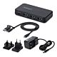 StarTech.com 4-Port USB-C and USB-A Hub, 5Gbps, Self-Powered, 2-in-1 USB-C and USB-A Host Cable, 1x USB-C and 3x USB-A (1x BC 1.2), 36W Power Adapter Included