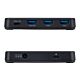 StarTech.com 4-Port USB-C and USB-A Hub, 5Gbps, Self-Powered, 2-in-1 USB-C and USB-A Host Cable, 1x USB-C and 3x USB-A (1x BC 1.2), 36W Power Adapter Included