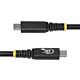 StarTech.com 2m (6ft) USB4 Cable, 20Gbps, USB-IF  USB-C Cable, 240W PD EPR, 4K 120Hz DP 1.4, TPE Jacket, Black USB-C Cord