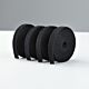 StarTech.com 4-pack 15ft (4.6m) Hook and Loop Roll, 0.5in Wide, Black, Cut-to-Size Reusable Cable Ties, Fastener Tape, Adjustable Fabric Wraps, Bulk Roll