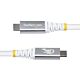 StarTech.com 1.5m (5ft) USB4 Cable, 80Gbps, USB-IF  USB-C Cable, 240W PD, 8K 120Hz/4K 240Hz DP2.1 DP80, TPE Jacket, Thunderbolt 4 Compatible - White USB-C Cord