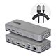 StarTech.com Dual-Monitor USB-C Docking Station, DisplayPort, 4K 60Hz, 100W Laptop Charging, 1GbE, Driverless, Multi-Monitor Dock For Windows