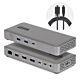 StarTech.com USB4 Docking Station, Driverless Dual 4K for macOS and Windows, Universal USB-C Dock with 100W Laptop Charging and 2.5GbE
