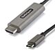 StarTech.com 13ft (4m) USB C to HDMI Cable 4K 60Hz w/ HDR10 - Ultra HD USB Type-C to 4K HDMI 2.0b Video Adapter Cable - USB-C to HDMI HDR Monitor/Display Converter - DP 1.4 Alt e HBR3