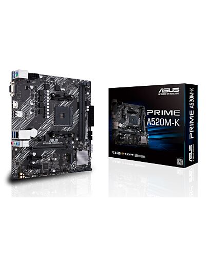 ASUS PRIME A520M-K AMD A520 Socket AM4 micro ATX 90MB1500-M0EAY0
