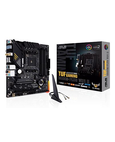 ASUS TUF GAMING B550M-PLUS WIFI II AMD B550 Socket AM4 micro ATX 90MB19Y0-M0EAY0