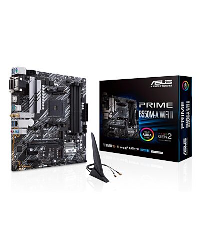 ASUS PRIME B550M-A WIFI II AMD B550 Socket AM4 micro ATX 90MB19X0-M0EAY0