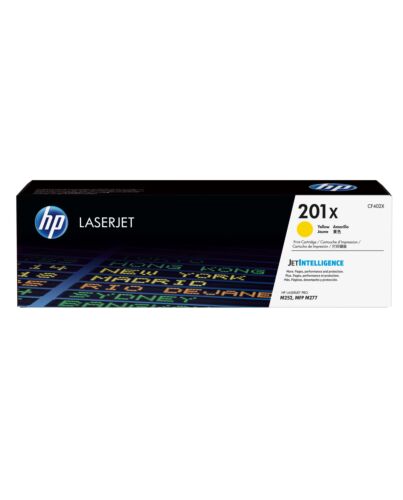 HP 201X High Yield Yellow Original LaserJet Toner Cartridge CF402X