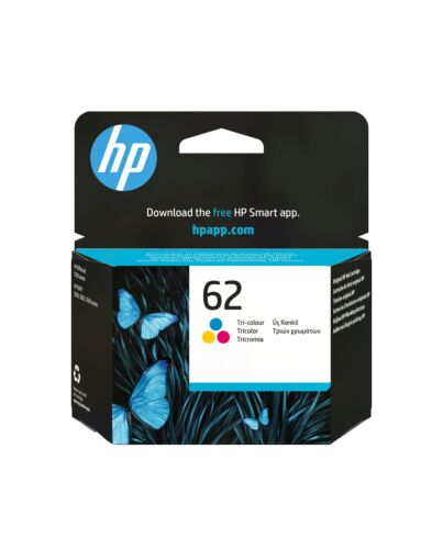HP 62 Tri-color Original Ink Cartridge C2P06AE#UUS