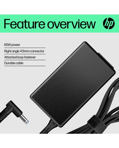 HP 65W Smart AC Adapter H6Y89AA#ABU