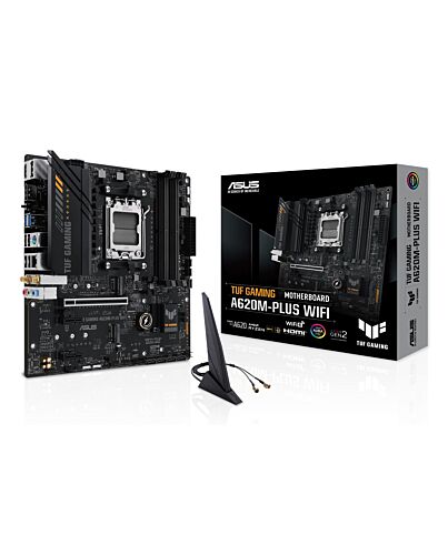 ASUS TUF GAMING A620M-PLUS WIFI AMD A620 Socket AM5 micro ATX 90MB1F00-M0EAY0