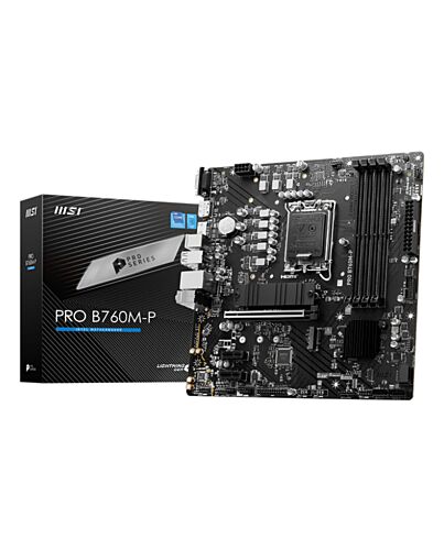 MSI PRO B760M-P motherboard Intel B760 LGA 1700 micro ATX PRO B760M-P