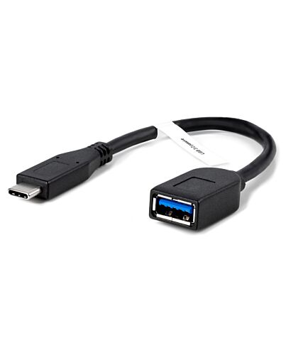 Plugable Technologies USB C to USB Adapter Cable with Driverless Technology, Enables Connection of USB Type C Laptop, Tablet, or Phone to a USB 3.0 Device (8 inch / 20 cm) USBC-AF3