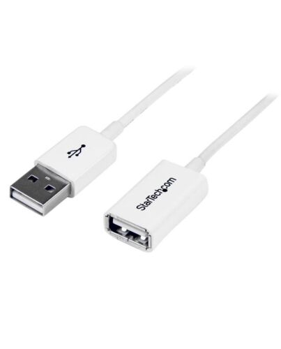 StarTech.com 3m White USB 2.0 Extension Cable A to A - M/F USBEXTPAA3MW