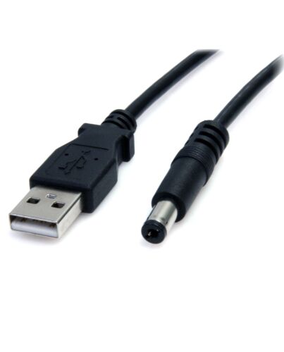StarTech.com USB to 5.5mm Power Cable - Type M Barrel - 2m USB2TYPEM2M