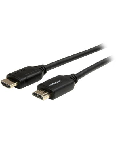 StarTech.com 6ft (2m) Premium  HDMI 2.0 Cable with Ethernet - High Speed Ultra HD 4K 60Hz HDMI Cable HDR10 - HDMI Cord (Male/Male Connectors) - For UHD Monitors, TVs, Displays HDMM2MP