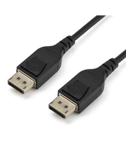 StarTech.com 1 m VESA  DisplayPort 1.4 Cable - 8K 60Hz HBR3 HDR - 3 ft Super UHD DisplayPort to DisplayPort Monitor Cord - Ultra HD 4K 120Hz DP 1.4 Slim Video Cable M/M DP Connector DP14MM1M