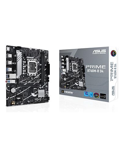 ASUS PRIME B760M-R D4 Intel B760 LGA 1700 micro ATX 90MB1HA0-M0EAY0