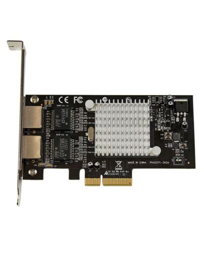 StarTech.com Dual Port PCI Express (PCIe x4) Gigabit Ethernet Server Adapter Network Card - Intel i350 NIC ST2000SPEXI