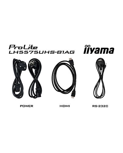 iiyama LH5575UHS-B1AG Signage Display Digital signage flat panel 138.7 cm (54.6