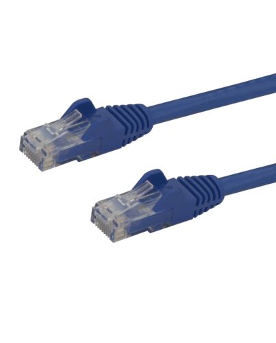 StarTech.com 1m CAT6 Ethernet Cable - Blue CAT 6 Gigabit Ethernet Wire -250MHz 100W PoE RJ45 UTP Network/Patch Cord Snagless w/Strain Relief Individually Tested N6PATC1MBL