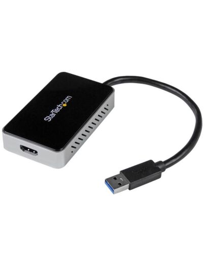 StarTech.com USB 3.0 to HDMI Adapter w/ 1x USB, USB to HDMI Monitor Converter for Windows (no support for macOS/CheOS/Linux) - TAA USB32HDEH