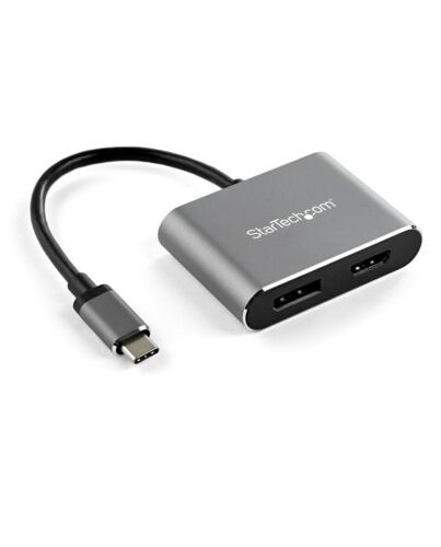 StarTech.com USB C Multiport Video Adapter - 4K 60Hz USB-C to HDMI 2.0 or DisplayPort 1.2 Monitor Adapter - USB Type-C 2-in-1 Display Converter HDMI/DP HBR2 HDR - Thunderbolt 3 Compatible CDP2DPHD