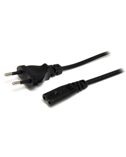 StarTech.com 2m (6ft) Laptop Power Cord, EU Plug to C7, 2.5A 250V, 18AWG, Laptop Replacement Cord, Printer Power Cable, Laptop Charger Cord, Laptop Power Brick Cord - UL Listed PXT101NBEU
