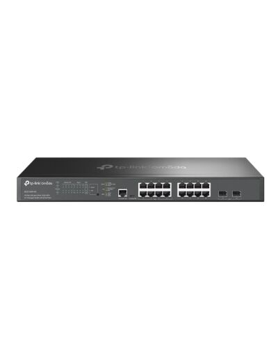 TP-Link Omada 16-Port 2.5G and 2-Port 10GE SFP+ L2+ Managed Switch with 8-Port PoE+ SG3218XP-M2