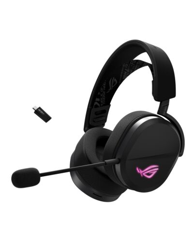 ASUS ROG Pelta Headset Wired & Wireless Head-band Gaming USB Type-C Bluetooth Black 90YH0410-BHUA00