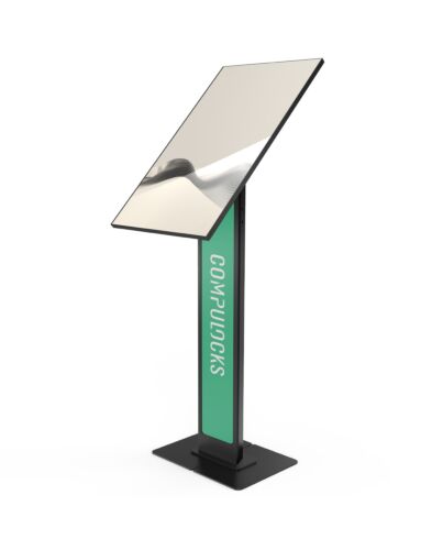 Compulocks Brandable VESA Floor Stand for Screens Up to 32 Inches - Black 140BLBPB