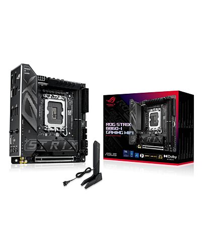 ASUS ROG STRIX B860-I GAMING WIFI Intel B860 LGA 1851 (Socket V1) mini ITX 90MB1JB0-M0EAY0