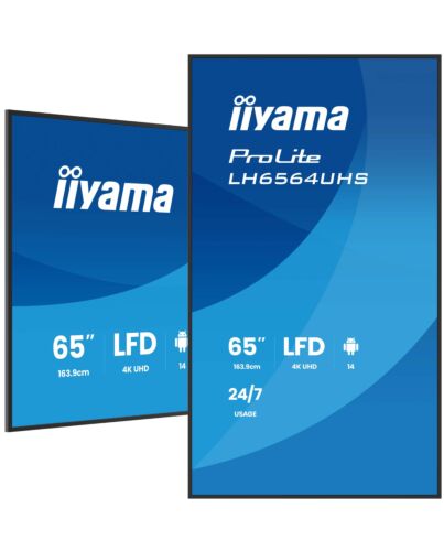 iiyama LH6564UHS-B1AG Signage Display Digital signage flat panel 165.1 cm (65