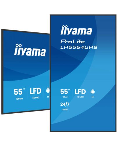 iiyama LH5564UHS-B1AG Signage Display Digital signage flat panel 139.7 cm (55