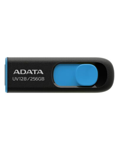 ADATA UV128 USB flash drive 256 GB USB Type-A 3.2 Gen 1 (3.1 Gen 1) Black, Blue AUV128-256G-RBE