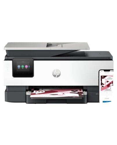 HP OfficeJet Pro 8122e Wireless All-in-One Color Printer, Instant Ink; Two-sided printing 405U3B#687