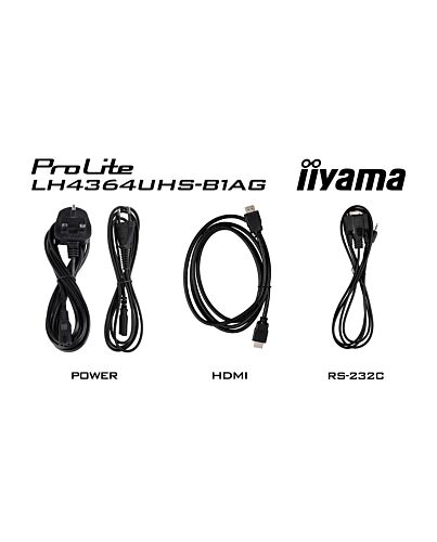 iiyama LH4364UHS-B1AG Signage Display Digital signage flat panel 109.2 cm (43