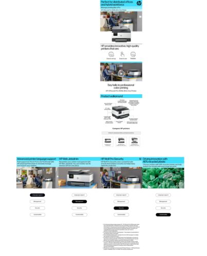 HP OfficeJet Pro 9120b Wireless All-in-One Color Printer, Two-sided printing; Copier, Scanner 4V2N0B#687